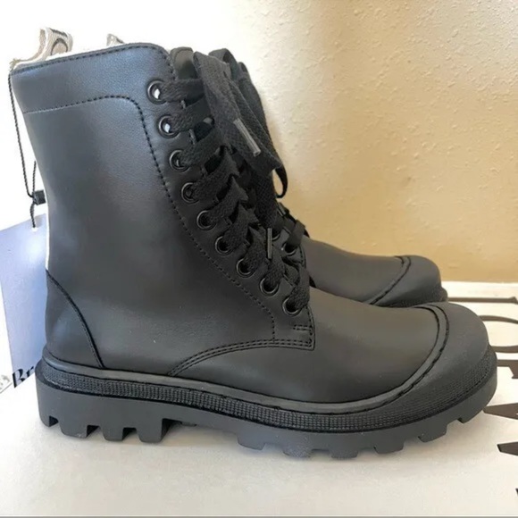 LOEWE Combat boots black 39 8 - 8.5 - Picture 1 of 12